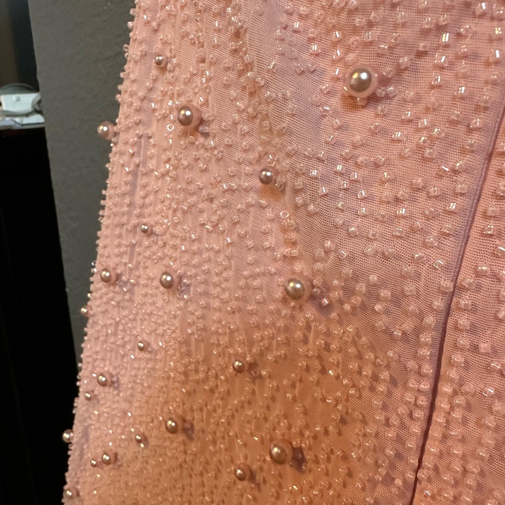 Oh Polly Embellished Asymmetric Corset
Mini Dress Light Pink size 14 - Picture 5 of 7